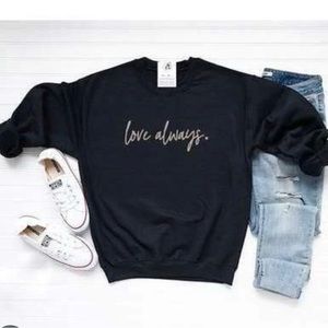 Blonde Ambition Love Always Crew Neck Sweater
